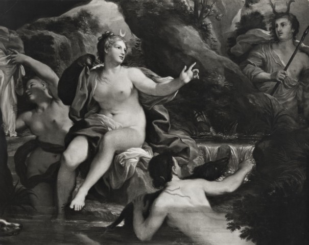 Diana and the nymphs surprised by Actaeon